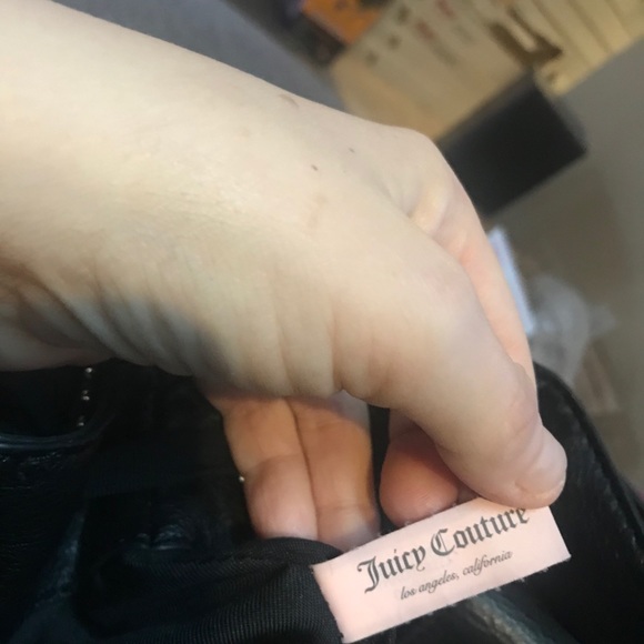 Juicy Couture satchel purse snakeskin velour - Picture 6 of 8